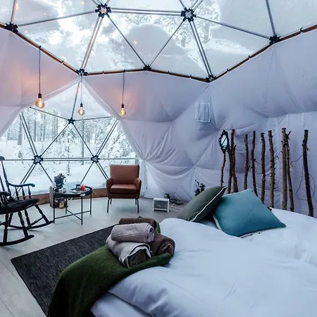 Luksustelt Glød Aurora Canvas Dome