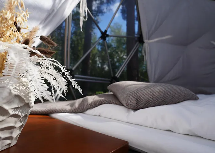 Tente de luxe Glod Aurora Canvas Dome