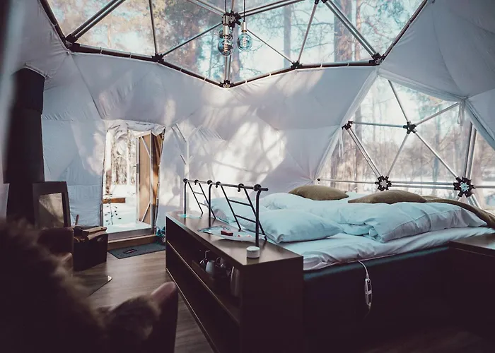 Glod Aurora Canvas Dome Tente de luxe Alta