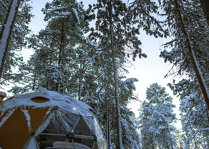 Tente de luxe Glod Aurora Canvas Dome