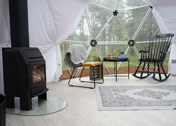 Tente de luxe Glod Aurora Canvas Dome