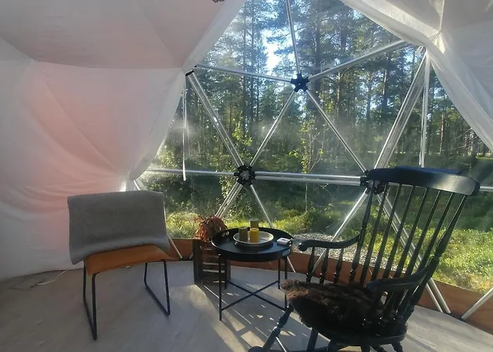 Lyxtält Glod Aurora Canvas Dome